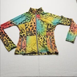 Skea Limited Leopard Print multicolor zip jacket